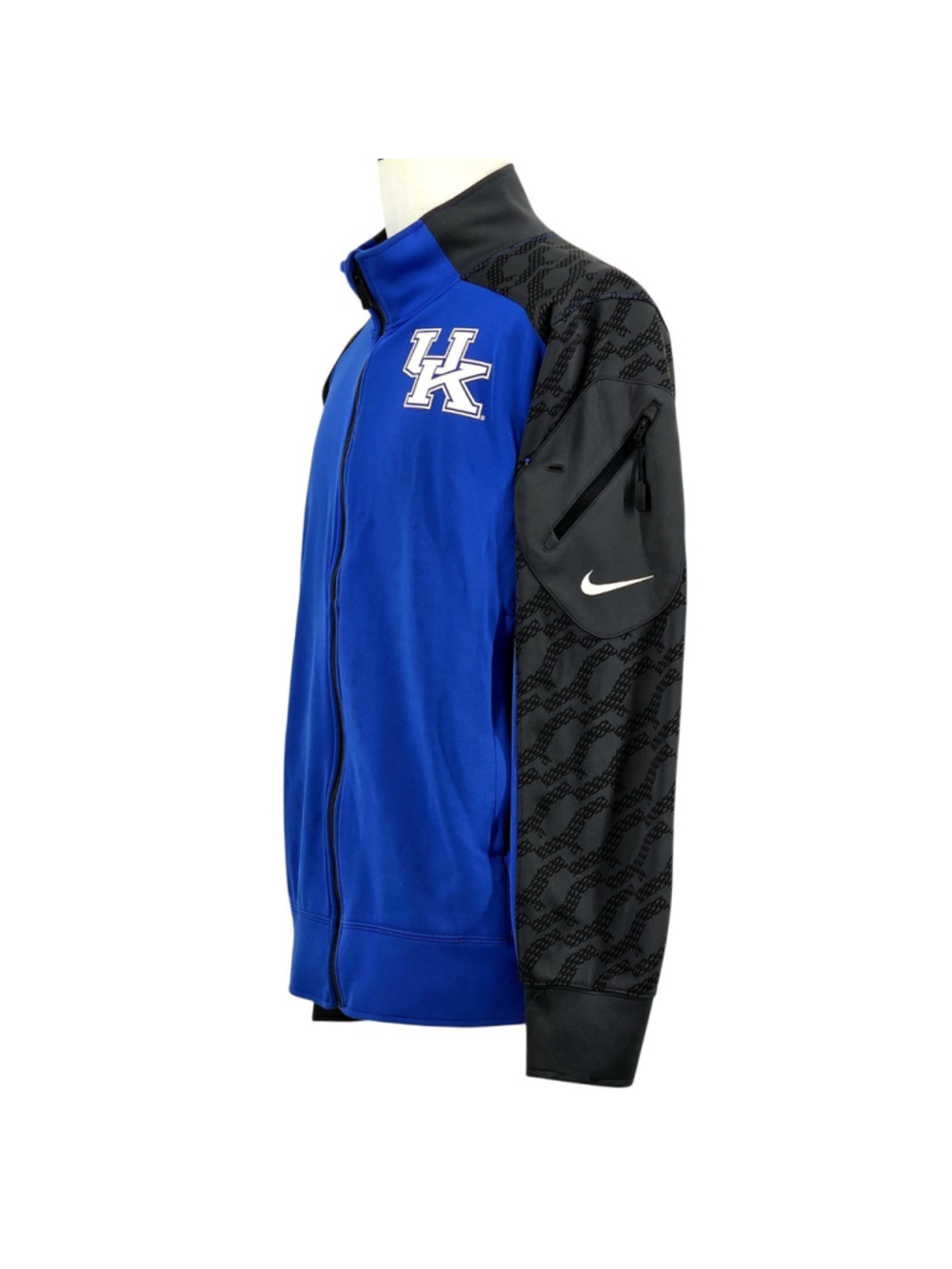 Y2K Nike Dri Fit Kentucky Wildcats Track Jacket Mens M Blue NCAA Full Zip - Picture 2 of 16